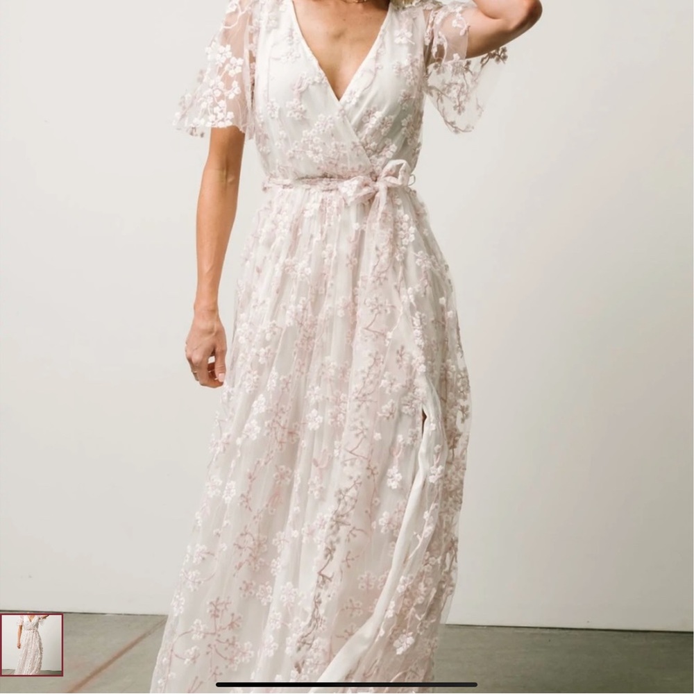 Baltic Born Marseille Embossed Maxi Dress